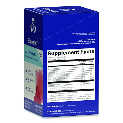 Picture of Electrolyte Lemon Raspberry Drink Mix, 0.24 oz Packets, 10/Pack, 2 Packs/Carton