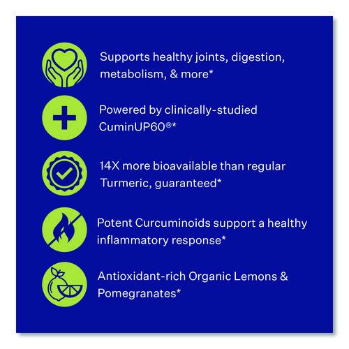 Picture of Turmeric Citrus Medley Drink Mix, Citrus Medley Flavor, 0.16 oz Packets, 10/Pack, 2 Packs/Carton