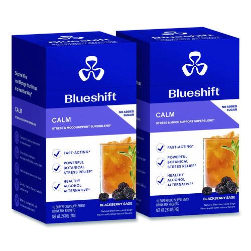 Picture of Calm Blackberry Sage Drink Mix, 0.23 oz Packets, 10/Pack, 2 Packs/Carton