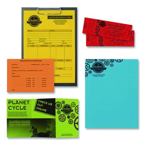 Picture of Color Paper, 24 lb Bond Weight, 8.5 x 11, Assorted Everyday Colors, 500/Ream