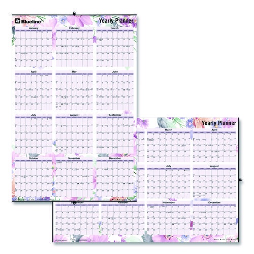 Yearly+Laminated+Wall+Calendar%2C+Tropical+Watercolor+Artwork%2C+36+x+24%2C+White%2FSand%2FOrange+Sheets%2C+12-Month+%28Jan-Dec%29%3A+2025