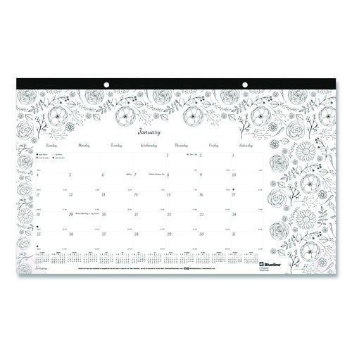 Monthly+Desk+Pad+Calendar%2C+DoodlePlan+Coloring+Pages%2C+17.75+x+10.88%2C+Black+Binding%2C+Clear+Corners%2C+12-Month+%28Jan-Dec%29%3A+2025