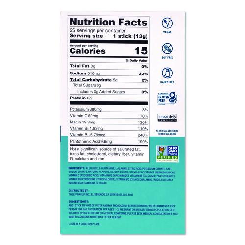 Picture of Sugar-Free Hydration Multiplier, White Peach, 26 Packets/Box