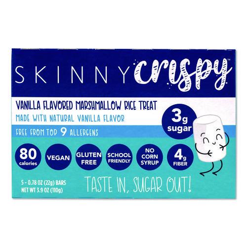 Picture of Crispy Treat, Vanilla, 0.78 oz Bars, 5 Bars/Pack, 3 Packs/Carton