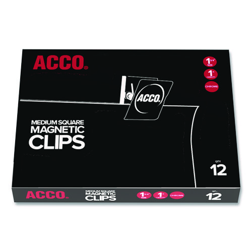 Magnetic+Clip%2C+1%26quot%3B+Jaw+Capacity%2C+Silver%2C+12%2FPack