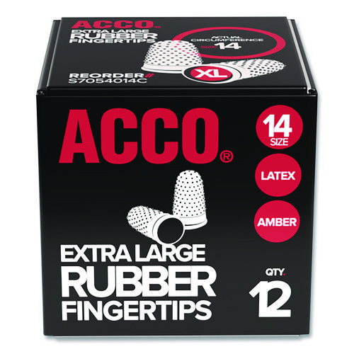 Rubber+Finger+Tips%2C+14+%28x-Large%29%2C+Amber%2C+Dozen