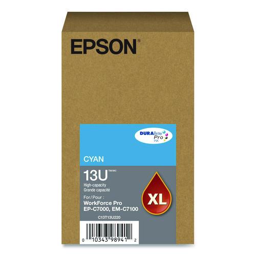 Picture of T13U220 (T13U) DURABrite Pro High-Yield Ink, 4,600 Page-Yield, Cyan