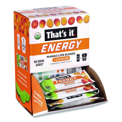 Picture of Organic Energy Bars, Mango Lime, 0.7 oz Bar, 36/Box