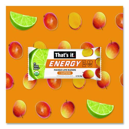 Picture of Organic Energy Bars, Mango Lime, 0.7 oz Bar, 36/Box