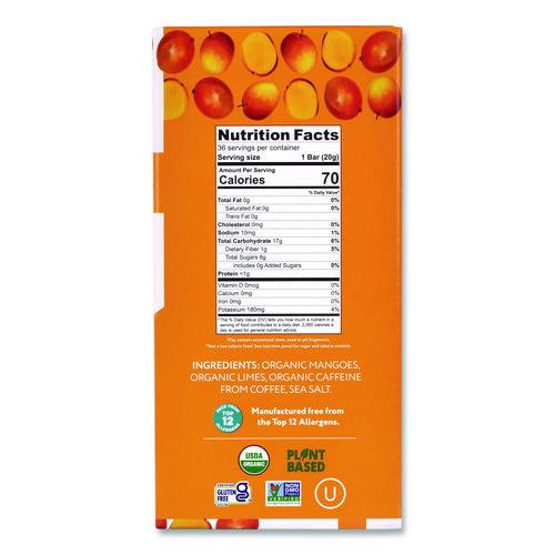 Picture of Organic Energy Bars, Mango Lime, 0.7 oz Bar, 36/Box