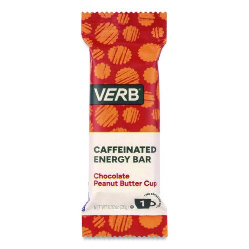 Picture of Caffeinated Energy Bar, Chocolate Peanut Butter Cup, 0.92 oz Bar, 16/Box