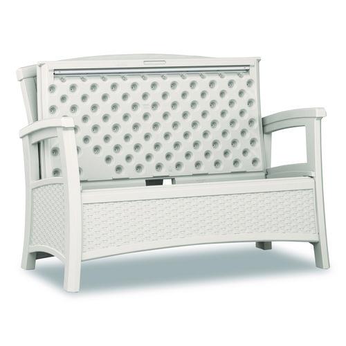 Picture of Elements Loveseat with Storage, 47" x 29.75" x 35.5", Ice Cube