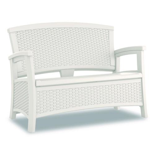 Picture of Elements Loveseat with Storage, 47" x 29.75" x 35.5", Ice Cube