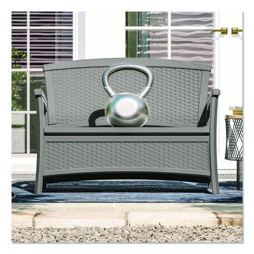 Picture of Elements Loveseat with Storage, 47" x 29.75" x 35.5", Dove Gray