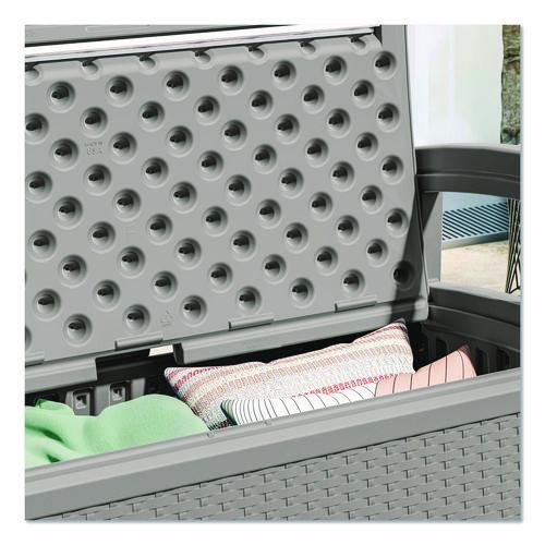 Picture of Elements Loveseat with Storage, 47" x 29.75" x 35.5", Dove Gray