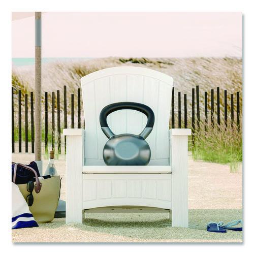 Picture of Adirondack Chair with Storage, Supports Up to 375 lb, 14.5" Seat Height, 30" x 32.5" x 38.5", Ice Cube