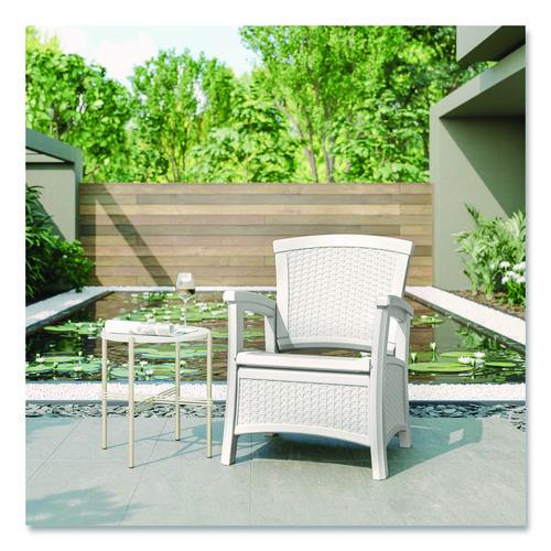 Picture of Elements Club Chair with Storage, Supports Up to 300 lb, 17" Seat Height, 25.25" x 29.75" x 35.5", Ice Cube