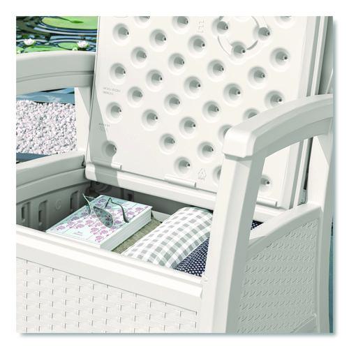 Picture of Elements Club Chair with Storage, Supports Up to 300 lb, 17" Seat Height, 25.25" x 29.75" x 35.5", Ice Cube