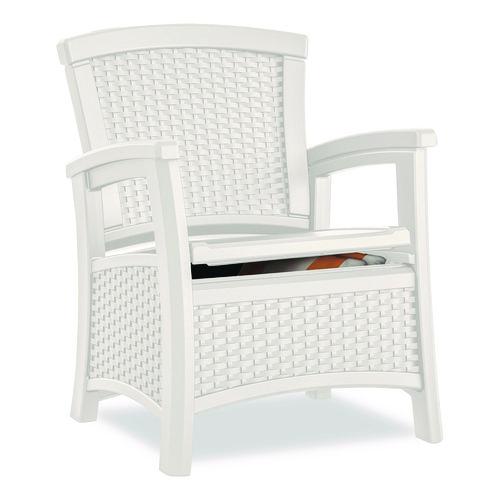 Picture of Elements Club Chair with Storage, Supports Up to 300 lb, 17" Seat Height, 25.25" x 29.75" x 35.5", Ice Cube