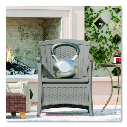 Picture of Elements Club Chair with Storage, Supports Up to 300 lb, 17" Seat Height, 25.25" x 29.75" x 35.5", Dove Gray