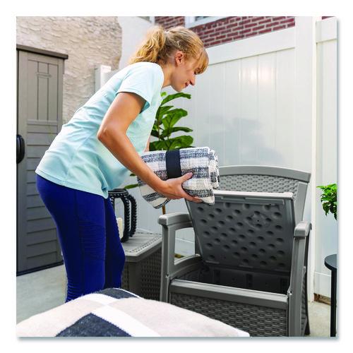 Picture of Elements Club Chair with Storage, Supports Up to 300 lb, 17" Seat Height, 25.25" x 29.75" x 35.5", Dove Gray