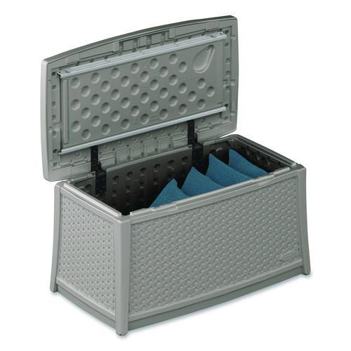 Picture of Elements Coffee Table with Storage, Rectangular, 34w x 20d x 18h, Dove Gray Top, Dove Gray Base/Legs