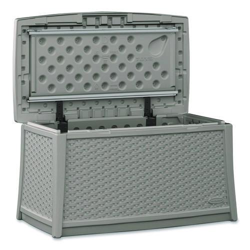 Picture of Elements Coffee Table with Storage, Rectangular, 34w x 20d x 18h, Dove Gray Top, Dove Gray Base/Legs