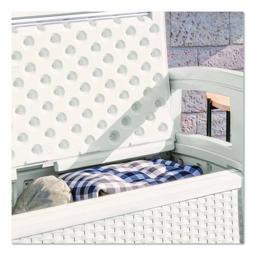 Picture of Elements Loveseat with Storage, 47" x 29.75" x 35.5", Ice Cube