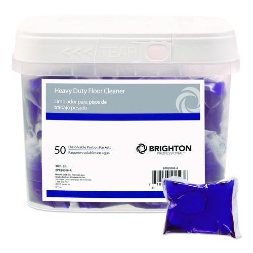 Picture of Dissolvable Floor Cleaner Packets, Heavy Duty, Fresh Citrus Scent, 38 oz, 50/Pack