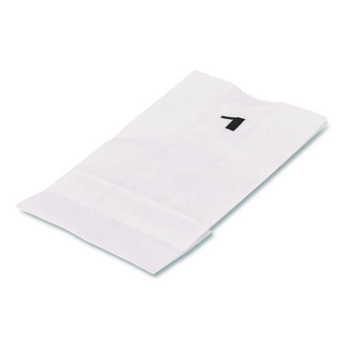 Picture of Grocery Paper Bags, 1# Size, 30# Basis Weight, 3.5" x 2.25" x 6.63", White, 500/Bundle