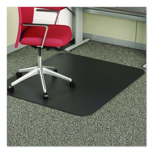 Picture of EconoMat Carpet Chair Mat, Rectangular, 45 x 53, Black