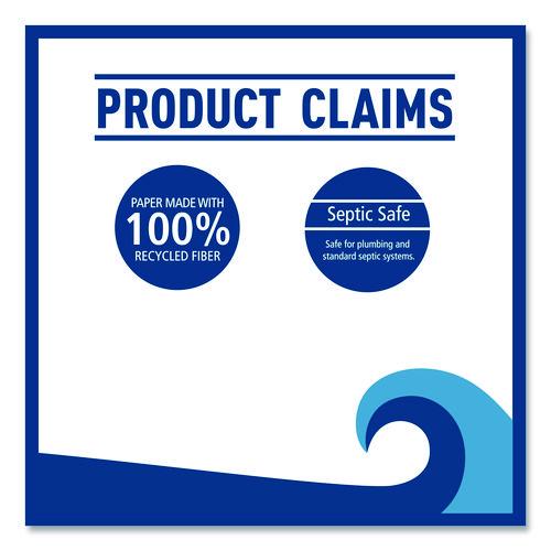 Picture of Two-Ply Toilet Tissue, Standard, Septic Safe, White, 4 x 3, 500 Sheets/Roll, 96 Rolls/Carton