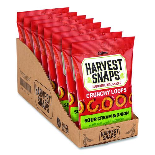 Picture of Crunchy Loops, Sour Cream and Onion, 1.35 oz Bag, 8/Box