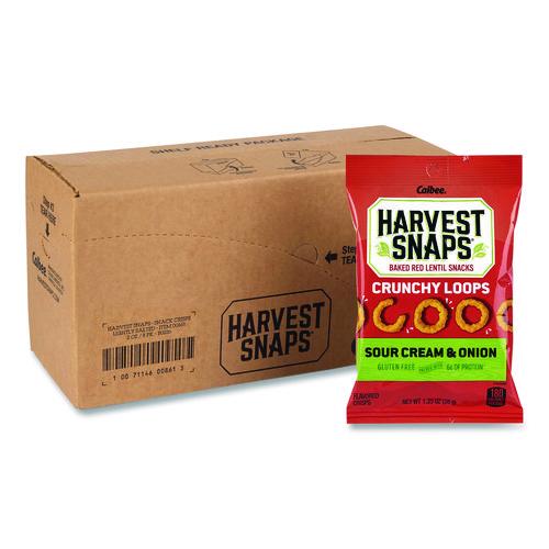 Picture of Crunchy Loops, Sour Cream and Onion, 1.35 oz Bag, 8/Box