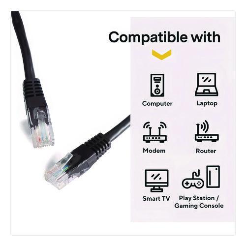 Picture of CAT6 Patch Cable, 14 ft, Black