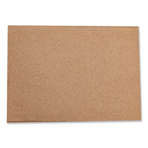 Picture of Interfold Napkins, 1-Ply, 8.8 x 6.3, Kraft, 500/Pack, 12 Packs/Carton