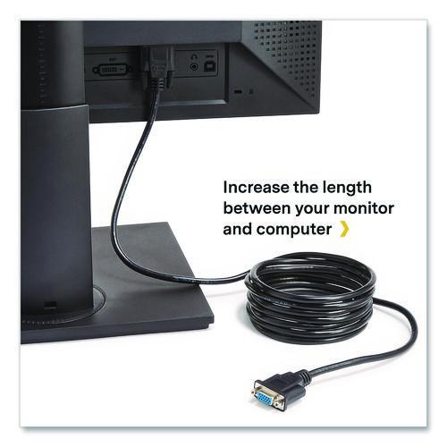 Picture of VGA/SVGA Extension Cable, 10 ft, Black