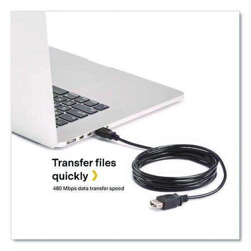 Picture of USB 2.0 Extension Cable, 6 ft, Black