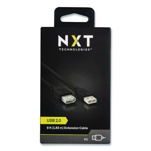 Picture of USB 2.0 Extension Cable, 6 ft, Black
