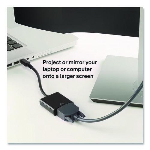 Picture of Mini DisplayPort to VGA Adapter, 6", Black