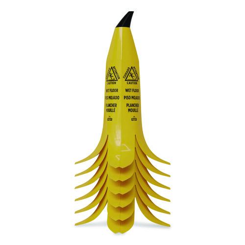 Picture of Banana Safety Sign, 13 x 12 x 24, Yellow/Black