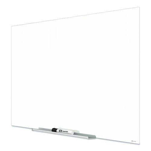Picture of InvisaMount Magnetic Glass Marker Board, 85" x 48", White Surface