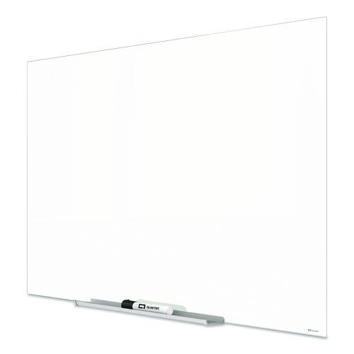 Picture of InvisaMount Magnetic Glass Marker Board, 50" x 28", White Surface