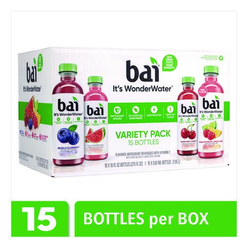 Picture of Antioxidant Infused Beverage, Variety Pack, 18 oz Bottle, 15/Carton