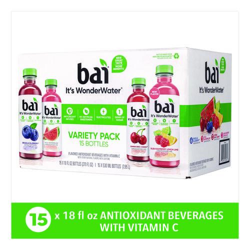 Picture of Antioxidant Infused Beverage, Variety Pack, 18 oz Bottle, 15/Carton