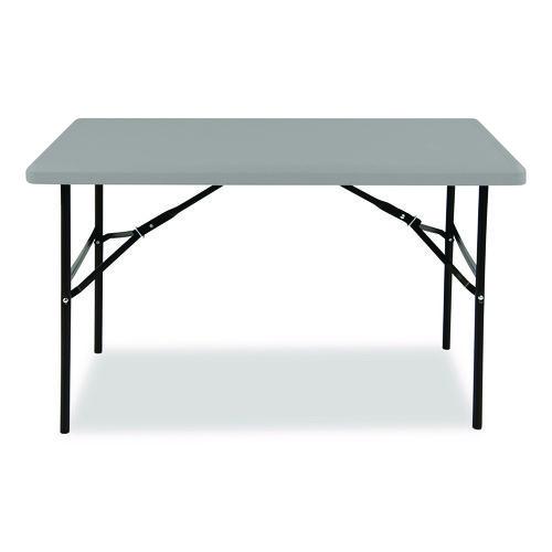 Picture of IndestrucTable Classic Folding Table, Rectangular, 48" x 24" x 29", Charcoal