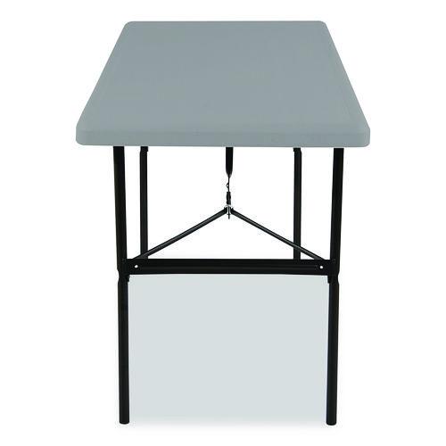Picture of IndestrucTable Classic Folding Table, Rectangular, 48" x 24" x 29", Charcoal