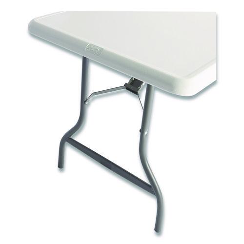 Picture of IndestrucTable Industrial Folding Table, Rectangular, 60" x 30" x 29", Platinum