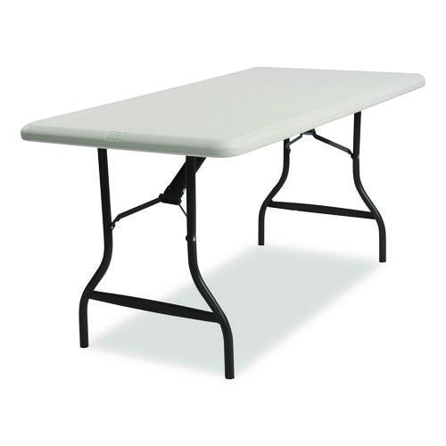 Picture of IndestrucTable Industrial Folding Table, Rectangular, 60" x 30" x 29", Platinum