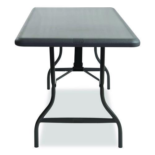 Picture of IndestrucTable Industrial Folding Table, Rectangular, 72" x 30" x 29", Charcoal
